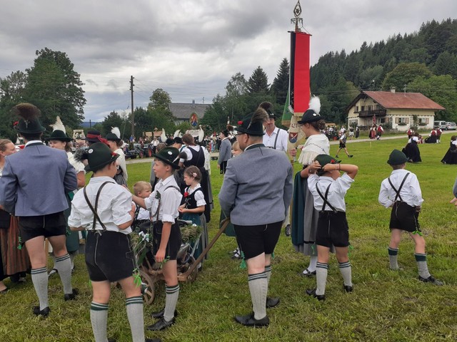 beim Aufstellen