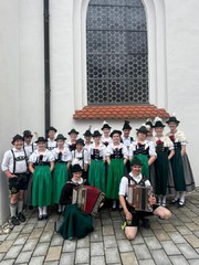 Die Jugend auf dem Landesjugendtrachtenfest in Pfaffenhofen an der Ilm